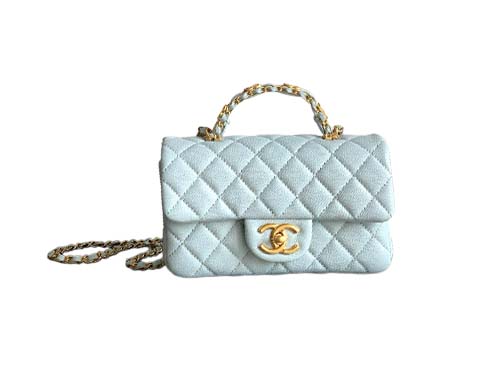 Chanel Baby Blue Caviar 