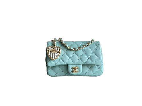 Chanel Baby Blue Lambski