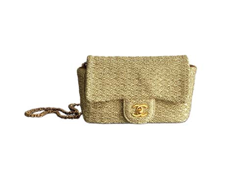 Chanel Braided Lurex Fla