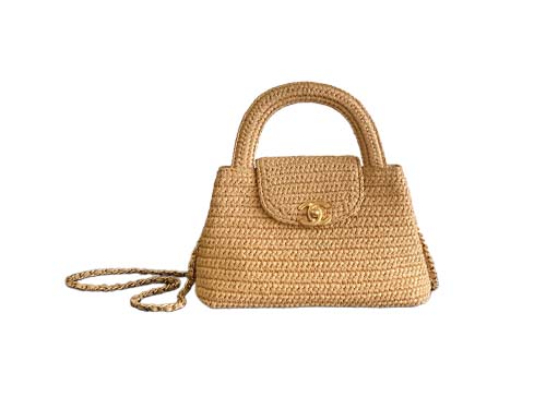 Chanel Natural Raffia Be