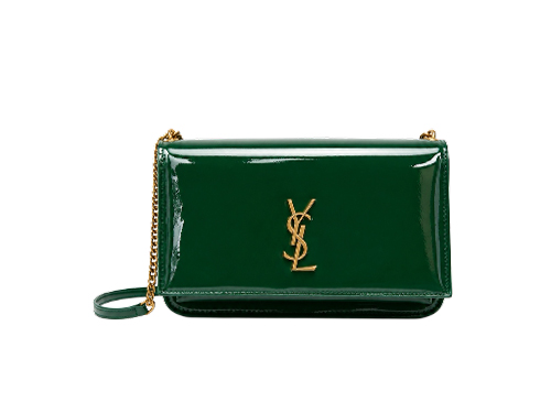 YSL Emerald Patent Kate 